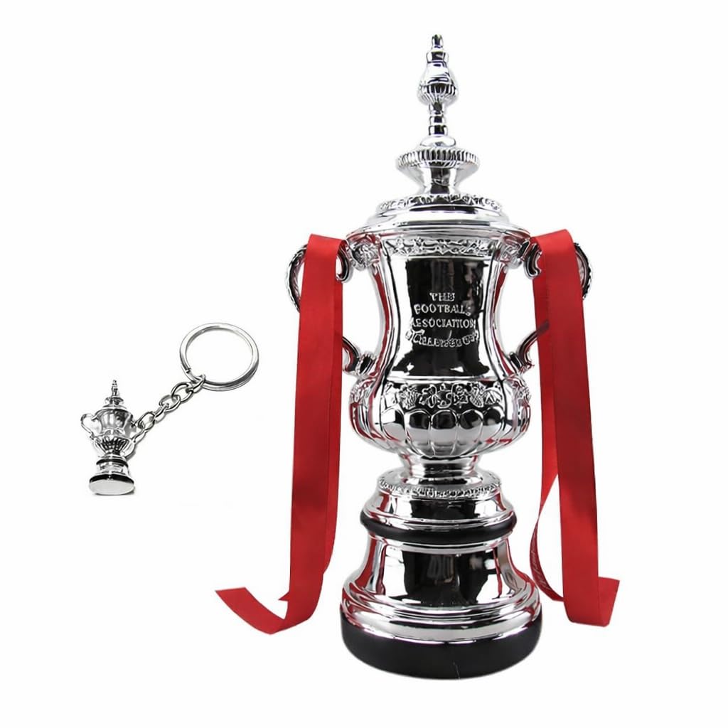 Trofeo di Champion League con portachiavi per fan europei da collezione, 44 cm/17,3
