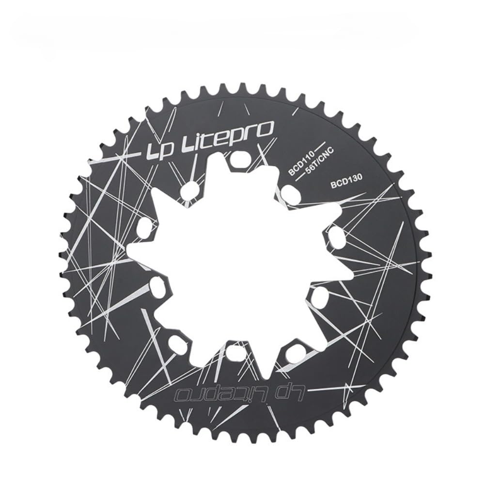 ALEFCO Ruota per catena per bici ovale doppia BCD 110 130 mm per bici  pieghevole Brompton 52/54/56/58/60T guarnitura ruota catena bicicletta da  strada ruota accessori bicicletta pieghevole corona : Amazon.it: Sport e