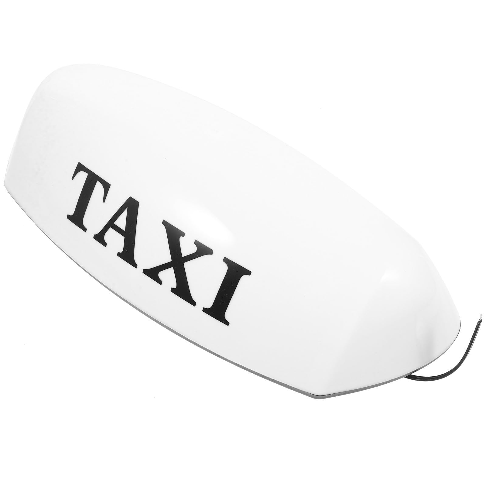 Mikinona Lampe Magnétique pour Taxi 12v Blanc en Plastique Pp Robuste Haute Luminosité, pour Conduite Nocturne sur Voitures