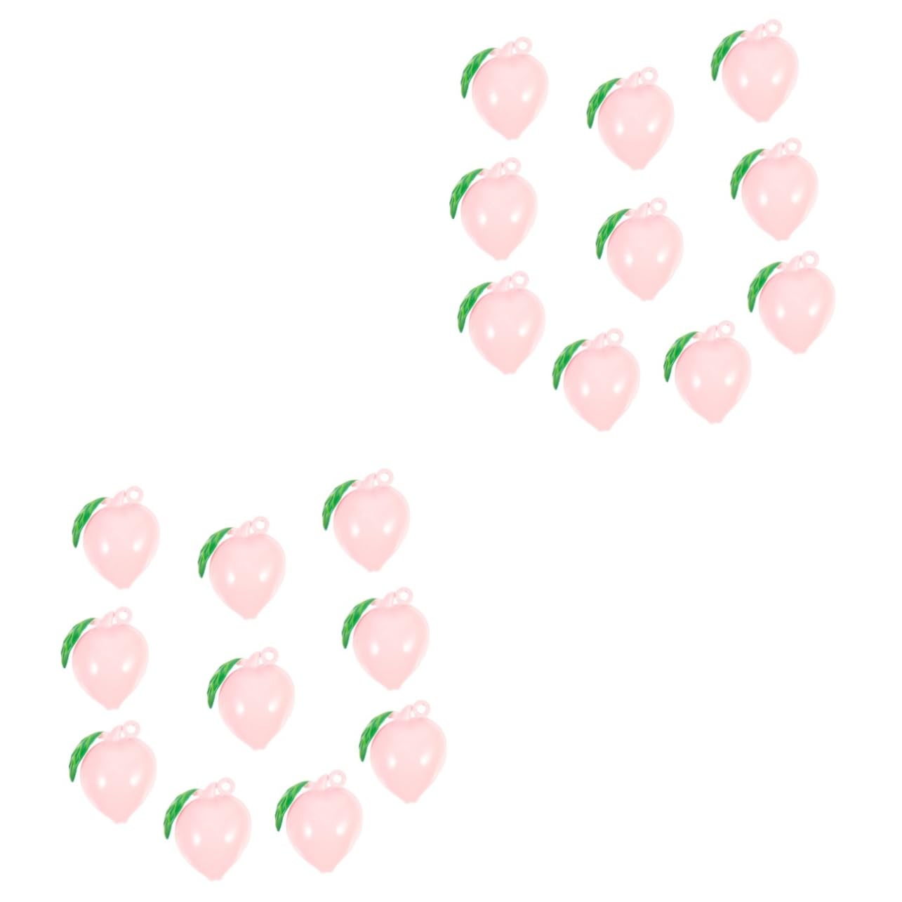 Happyyami 2sets 10pcs Peach Shape DIY Bells Japanese Style Craft Supply for Amulet and Dream Catcher Decorations Compact and Portable Bells Present for Holiday Parties 10pcs*2