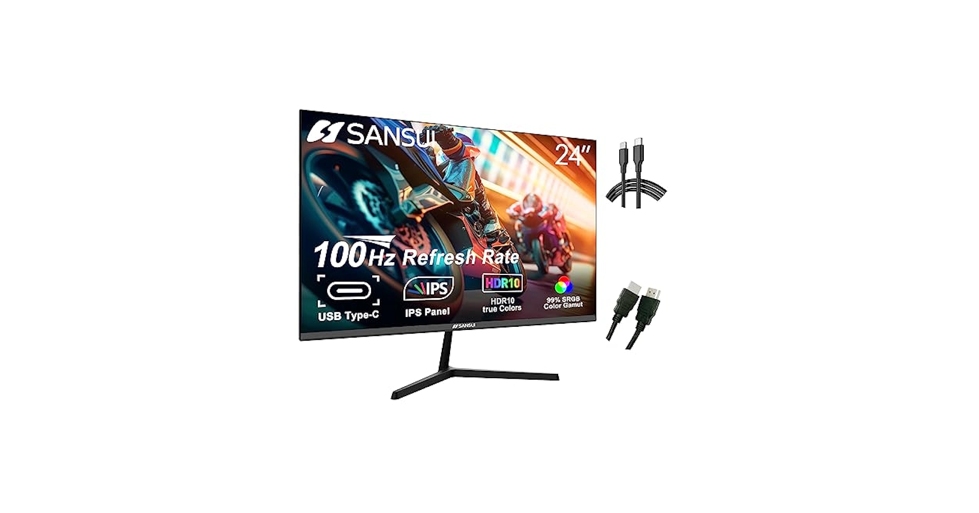 ○【中古】SANSUI 20型 SDN20-B11 液晶モニタ 2016年製 ○SANSUI 20型 SDN20-B11 液晶モニタ 2016年製