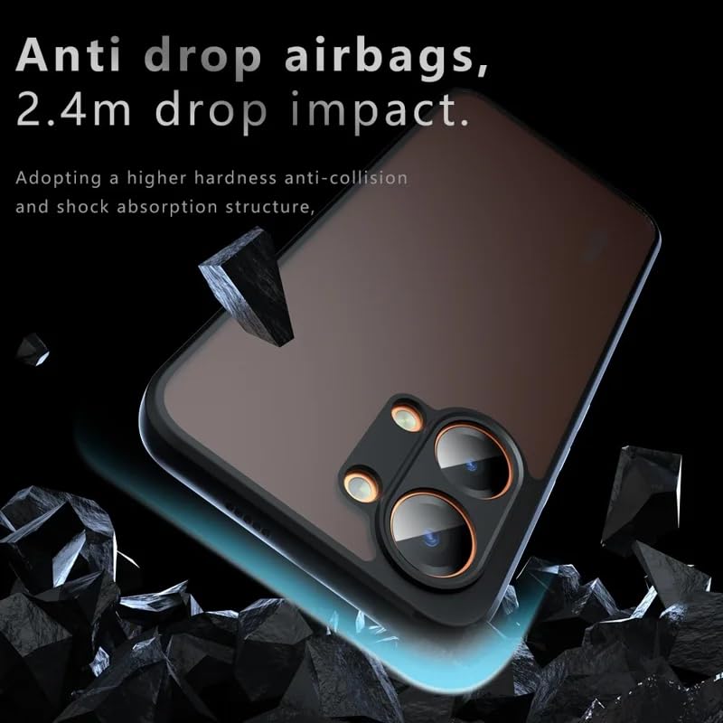 Image of Matte Frosted Back Case for Poco X8 Pro Max 5G, Black