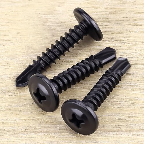 #10 x 1-1/4 pulg Tornillos autoperforantes acero miniatura 2