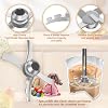 Cuchilla de repuesto compatible con Ninja Swirl by Creami series NC700 NC701 NC701C para máquinas de helado, pieza de repuesto para Ninja Swirl Soft Serve 6