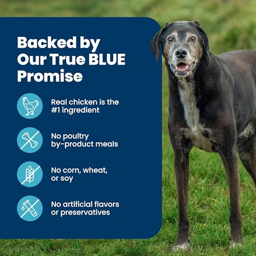 Blue Buffalo Life Protection Formula Chicken & Brown Rice Large Breed Senior Dry Dog Food, Supports Immunity With LifeSource Bits, Promotes Healthy Muscles & Joint Health, Skin & Coat Health, 30 lbs.
