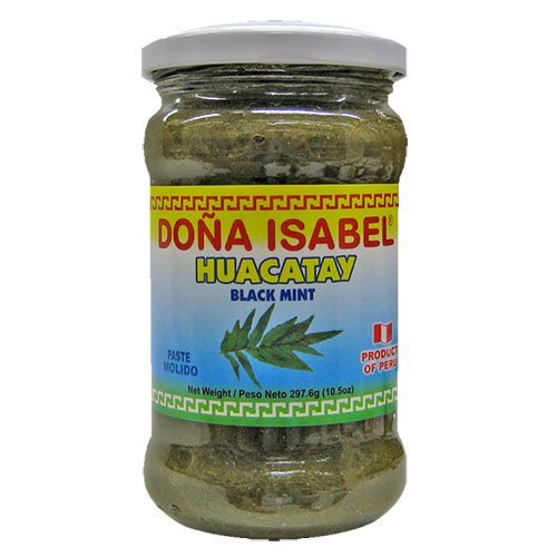 �h�j���C�T�x�� ���J�^�C �u���b�N�~���g �y�[�X�g 297.6g huacatay en pasta black mint paste DONA ISABEL