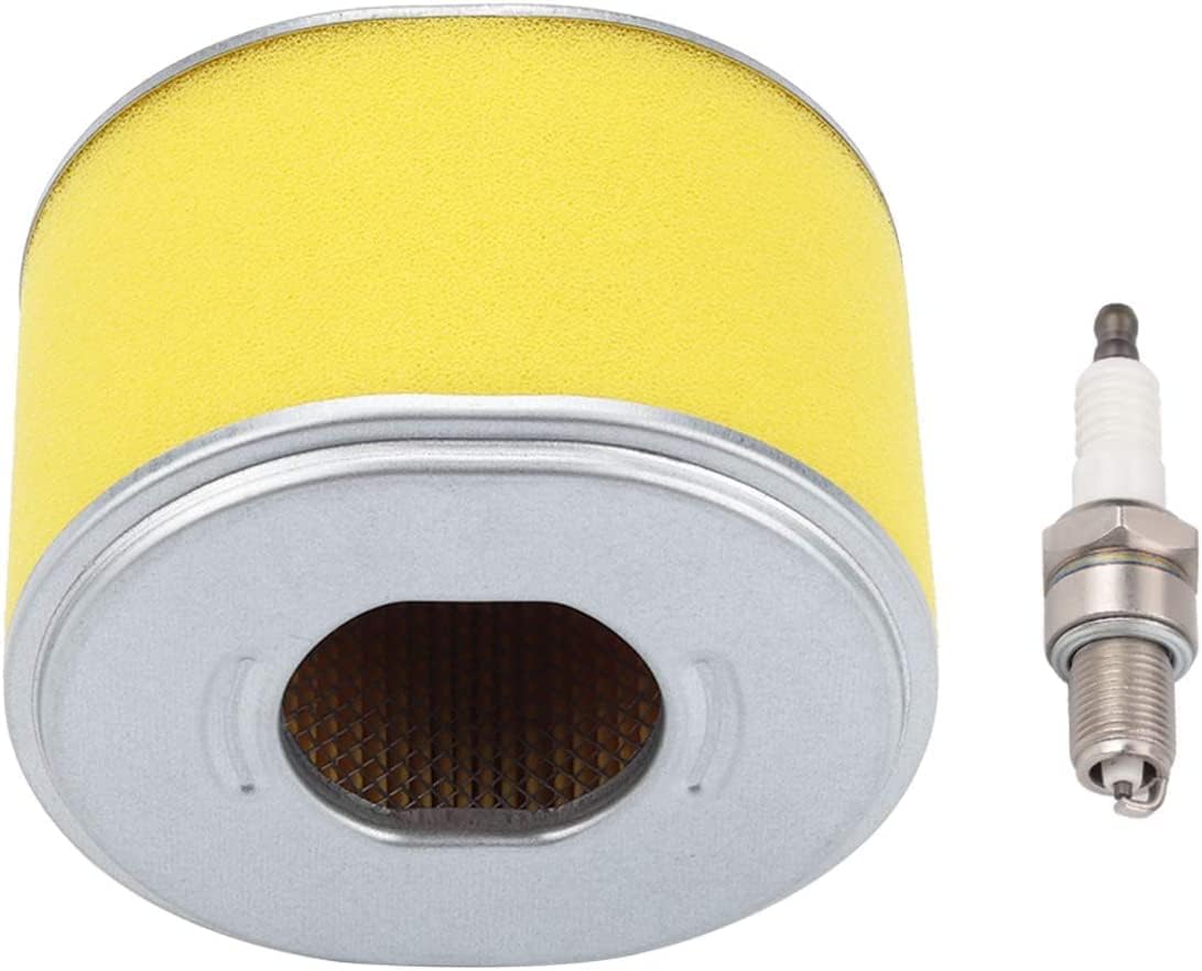 FitBest Air Filter Cleaner Spark Plug Fits Honoda GX240 GX270 8HP 9HP Engine EG3500X EG3500XK1 EN3500 EZ3500 Generator Replaces 17210-ZE2-822 17210-ZE2-821