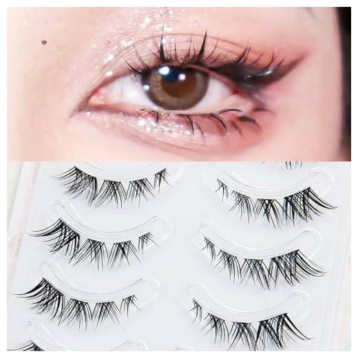 SIVZUMO Pestañas Postizas Naturales 10 Pares Pestañas Postizas Cat Eye Lashes Natural Look 3D Angel Fox Eye Lashes Winged False Eyelashes pestañas postizas