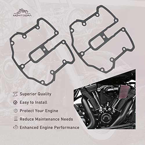 Mokitdora Gasket M-Eight Rocker Box Cover Gaskets Pair For Harley M8 #TOP6