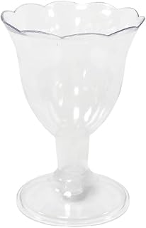 Party Essentials Party Supplies 2 oz. Plastic Dessert Cups, Sherry/Liqueur/Wine Glasses, Clear, 60 Count