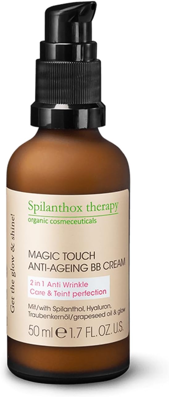 Spilanthox therapy – Magic Touch Anti-Aging BB Cream – BB Cream for soft skin & a radiant complexion – spilanthol, hyaluronic acid & zinc – face cream – vegan natural cosmetics – 50 ml