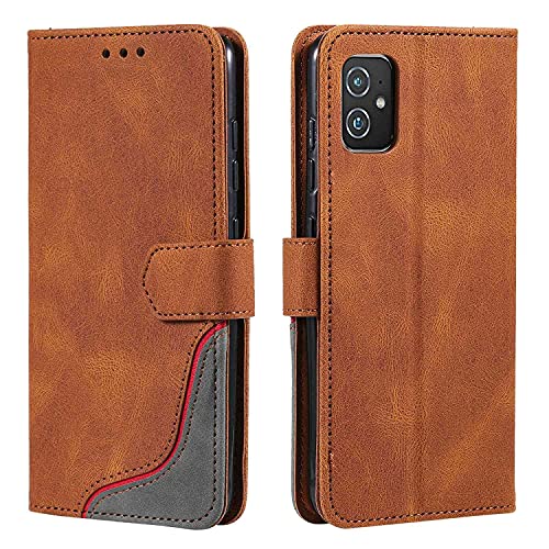 Hicaseer Capa Carteira para Asus Zenfone 8,Case Couro Flip Wallet Anti Impacto com Suporte e Slot pa