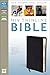 NIV, Thinline Bible, Bonded Leather, Black, Red Letter Edition