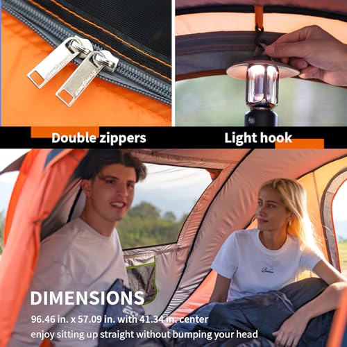 EchoSmile 2 Person Easy Setup Tent