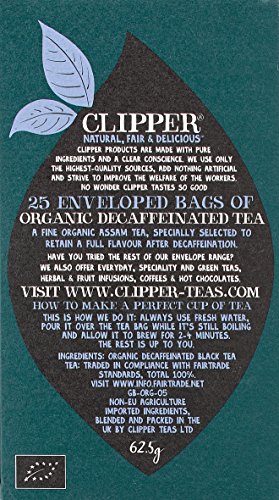 Clipper Fairtrade Organic Everyday Decaf Tea 25
