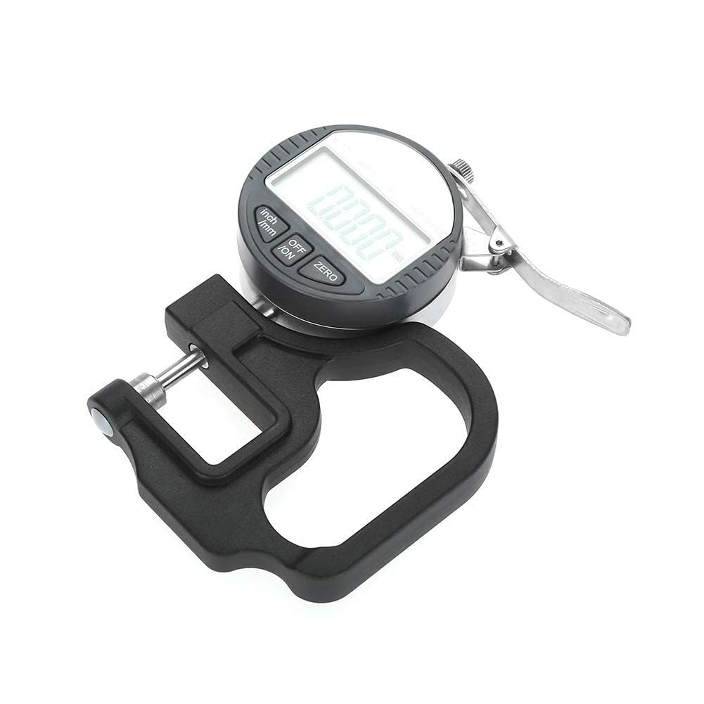 Spessimetro di precisione display digitale di carta del panno film spugna filo strumento di misurazione Range 0-12.7 mm 0.001 mm