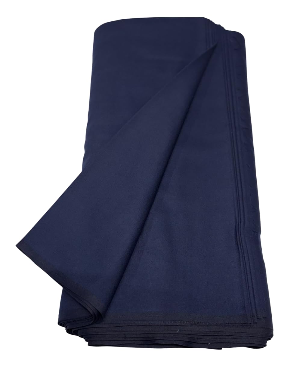 BKRKJ for Women & Men Merino Wool Spun Fabric for Stitching Woollen Suits Salwars Shirts Kurta Pyjama Pathani Suits Blouse Scarf Patiyala Chudidar,Navy Blue 114 (2 Meter)