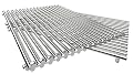 QuliMetal 18.75" 9MM Cooking Grates for Weber Genesis II and Genesis II LX 300 Series Gas Grills, Genesis II E&S 310 315 320 325 340, Replacement Parts for Weber 66095, 304 Stainless Steel