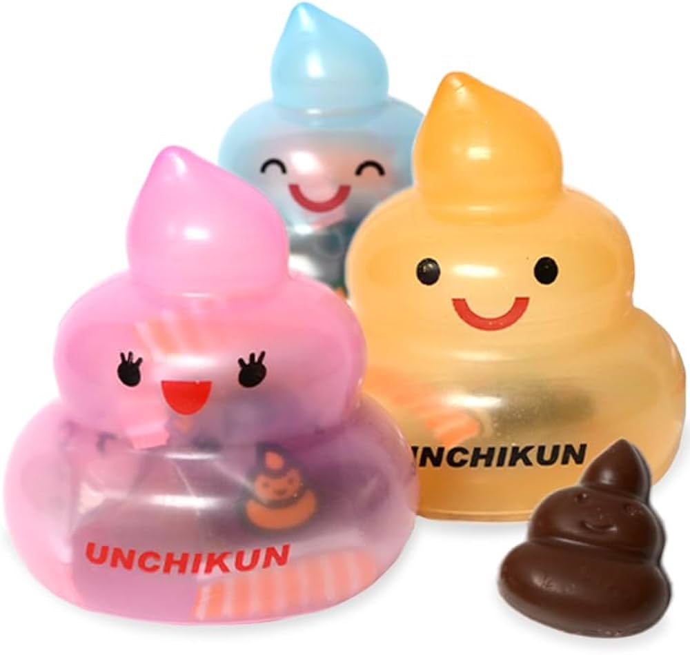 Amazon.co.jp: ラブラブうんちくんチョコレート 3色セット [おもしろい