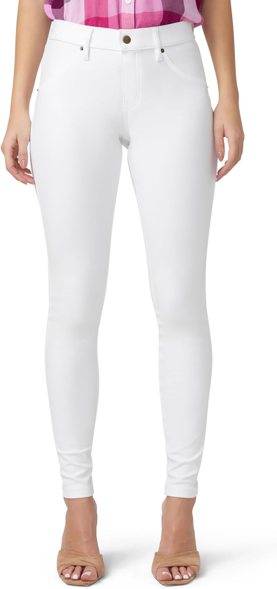 HUE Women’s Essential Denim Leggings | Fashionable Leggings with Back Pockets