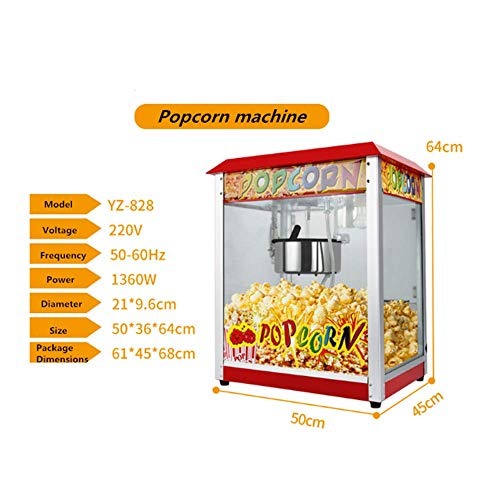 Angela Kommerzielle elektrische Popcorn-Maschine, professionelle Qualität mit hoher Leistung, für Kino-Kino-Popcorn… – Bild 3
