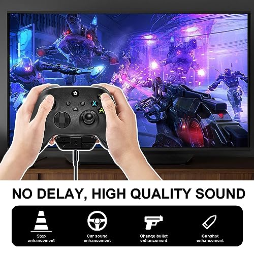 ARCELI Adaptador de Auriculares Xbox One, Estéreo y Audio para Xbox One/One S/Series S/X - Accesorios para Controlador - imagen 2