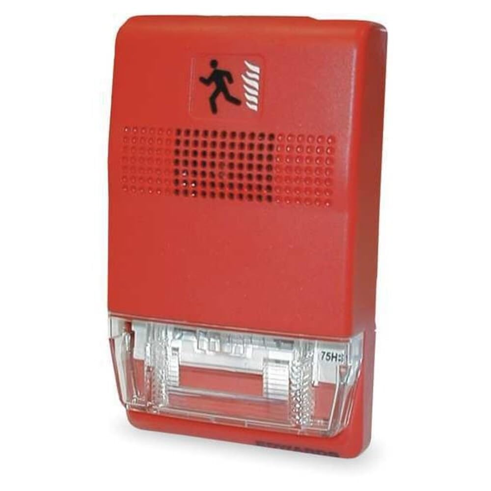 Edwards Signaling EG1R-CVM CHIME, STROBE, HI-LO, MC, RED - Amazon.com