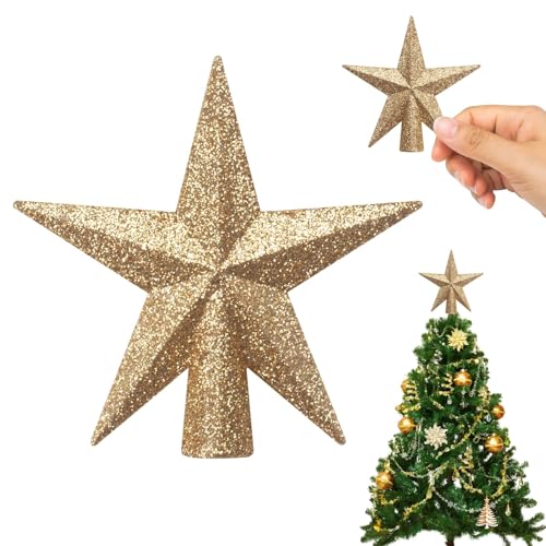 Weihnachtsbaum Stern, Weihnachtsbaumspitze Klein, Mini Baumspitze,...