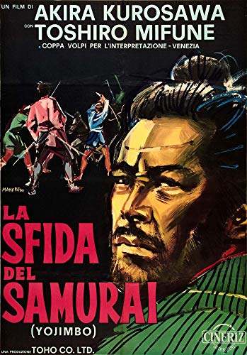 Image of Tallenge - Yojimbo - ITALIAN RELEASE - Akira Kurosawa Movie Poster - Large Poster(Paper,20 x 30 inches, MultiColour)