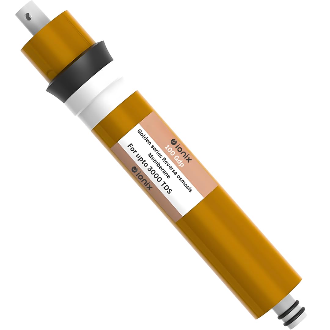RO Membrane 100 GPD Original,Works Till 3000 TDS, with Anti Bacterial tecnology, 24 Months Shelf Life, Compatible with All RO/UV/UF Water purifiers, ro Membrane 100 GPD Original