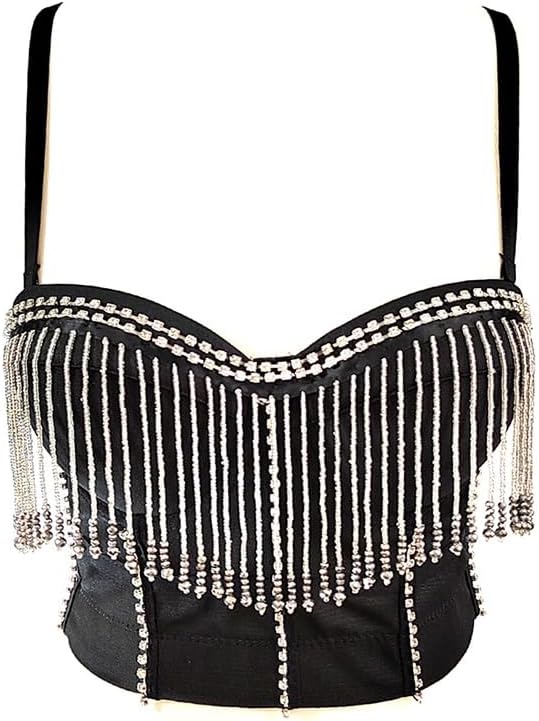 Corset Straps Vest Stage Outerwear Shot Performance Polyester Tube Top