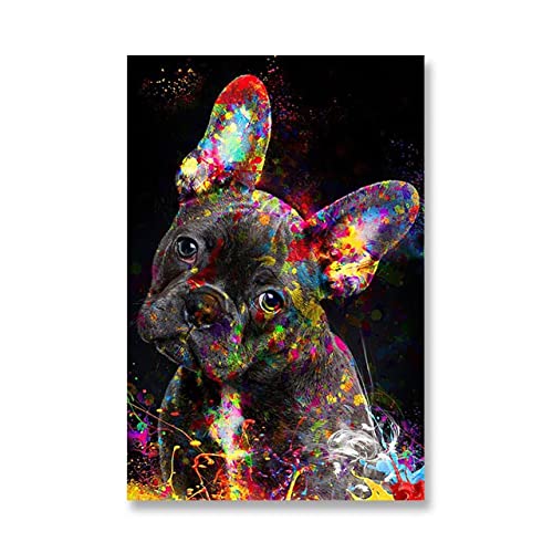 Affiches et estampes d'animaux style graffitis colorés pour réveiller les murs du salon