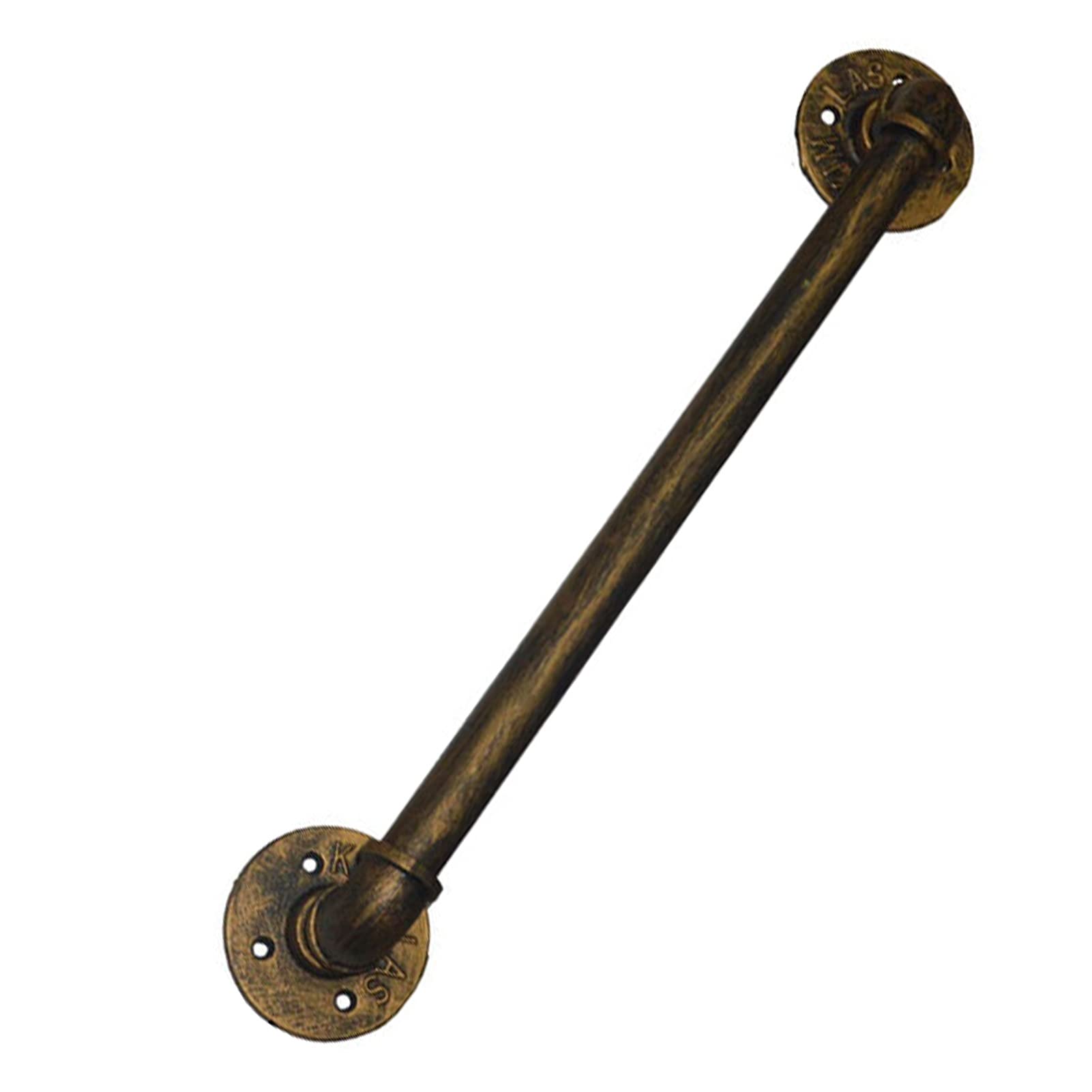Gyeqxkt Gold Copper Brass Handrail Brackets For Staircases Indoor Stair Railings For Elderly And Children Finish Available In Various Lengths (2.8M/9.2Ft)