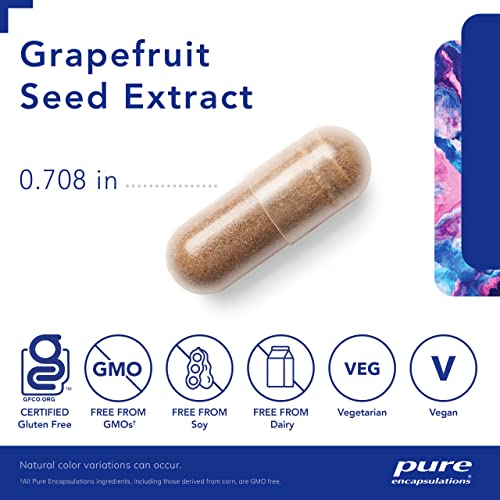 Pure Encapsulations Grapefruit Seed Extract Supplement to Support The