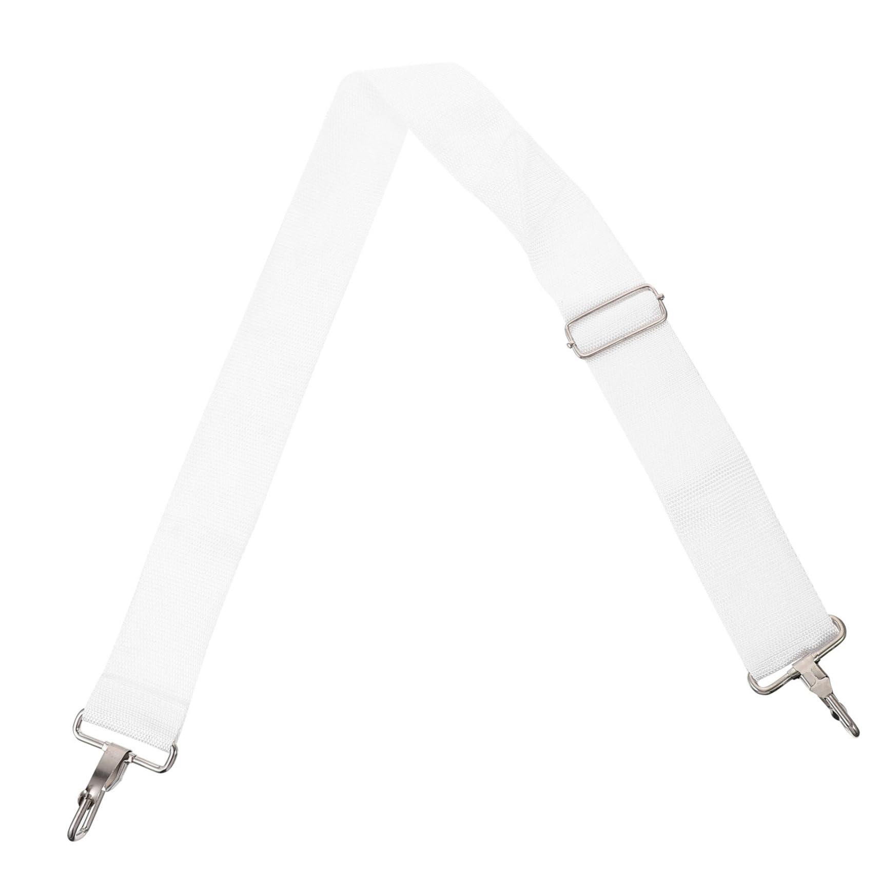 Holibanna White Adjustable Snare Drum Suspender Strap Durable Oxford Cloth Sling Strap for Marching Bands and Percussion Accessories High Strength Comfortable Carrying
