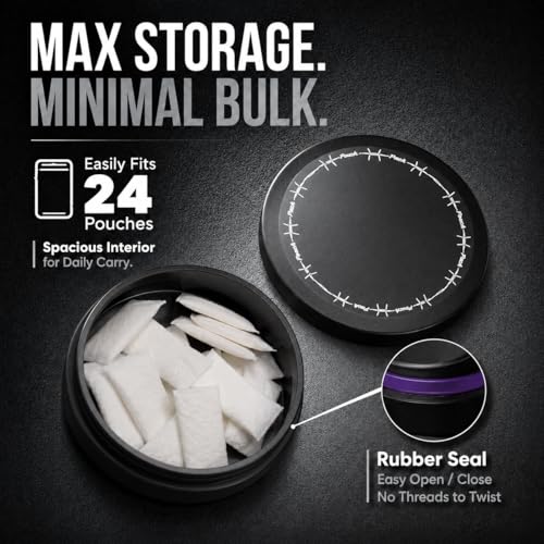 Image of Metal Can for ZYN, Slim Pouch Container and Holder