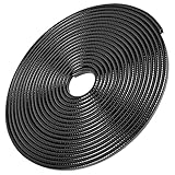MYFAMIREA Protector de Sellado de Goma en Forma de U para Puerta de Coche, 5 m