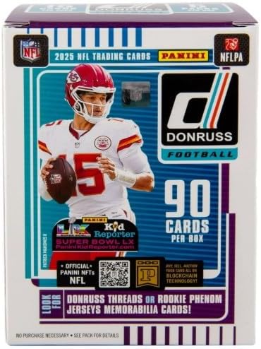 2025 Donruss Football Trading Card Blaster Box (White Hot Rookies)