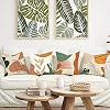 ZWJD Lot de 4 Housses de Coussin 45x45 cm en Chenille