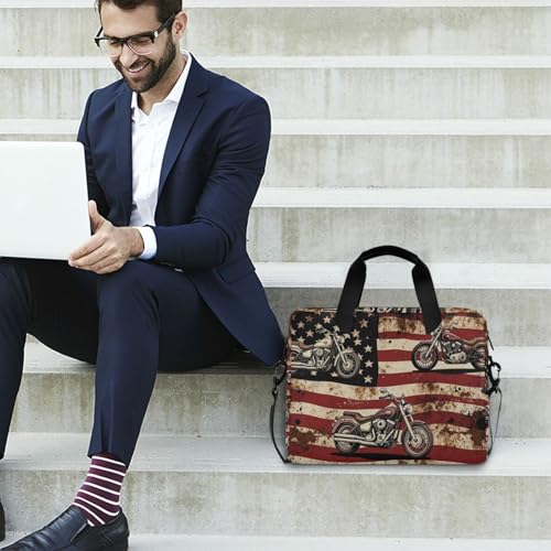 Maletín portátil para laptop 15.6 pulgadas con asa y correa miniatura 3