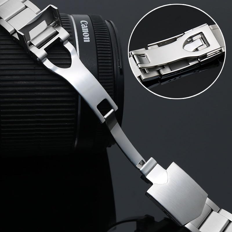 22mm Massives Edelstahl-Armband Für Tudor Black Bay 79230 79730 Heritage Chrono Uhrenarmband Handgelenk Armband Herren armbänder