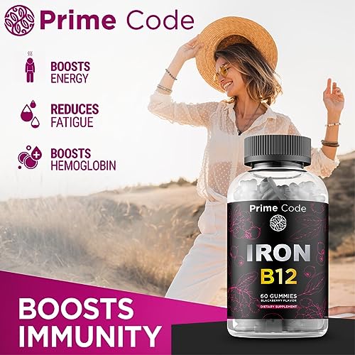 Iron-Gummies-for-Women-Men-with-Vitamin-B12-20mg-Iron-Supplement-for-Adults-Free-Blood-Builder-for-Anemia-Vitamin-B12-Gummies-with-Iron-Natural-Blackberry-Flavor-Vegan-Non-GMO-30-Day-Supply