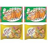 おかしな仲間たち お菓子詰め合わせ 大袋せんべい2種セット(ばかうけ 岩塚の国産米100％) 計4袋