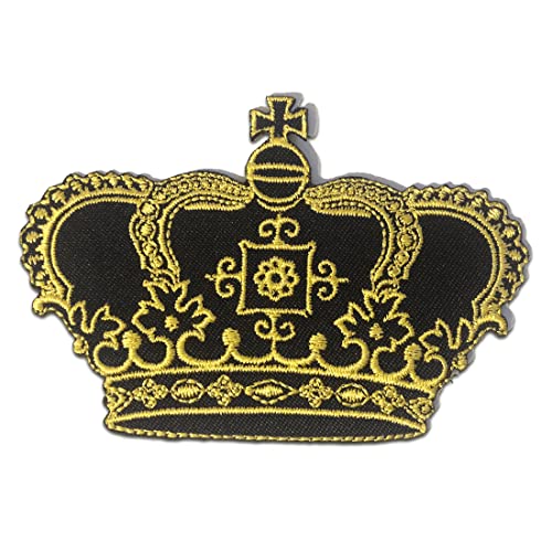 Prinzessin Bügelbild – Blauer Aufnäher Mit Schrift, Ca. 4,8 X 1,7 Cm, Zum Aufbügeln Oder Nähen