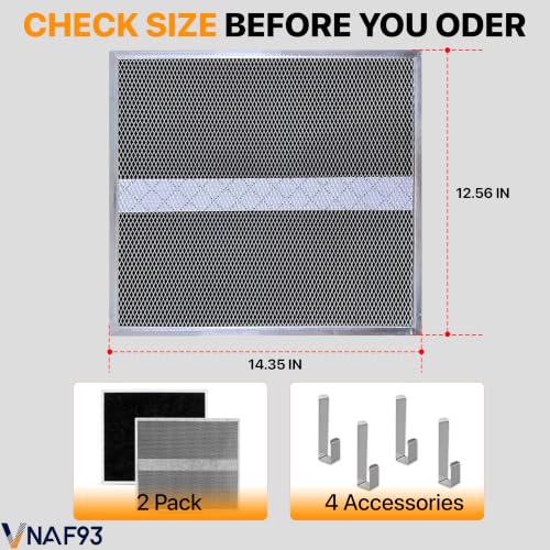 Upgraded 2 Pack HPF30 Range Hood Filter 14.6" x 12.8" For Broan by VNAF93 - Used condition - Image 2