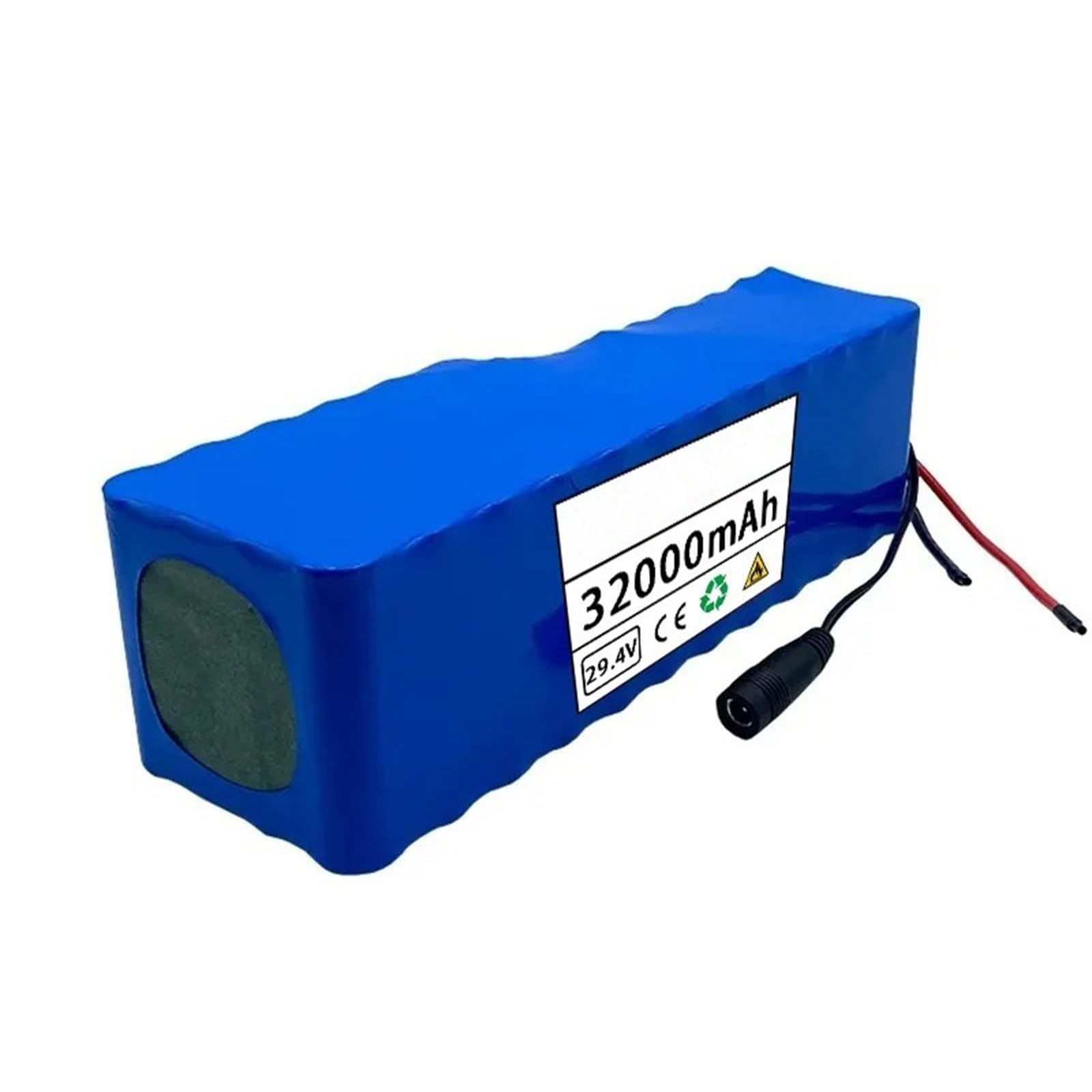 Paquete de batería de Iones de Litio de 24 V y 32 Ah, batería de Bicicleta eléctrica 7S6P con Cargador, para Bicicleta eléctrica ebike T Plug
