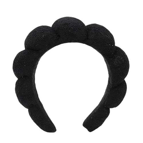 Diadema de spa para mujer, bonita toalla de toalla para el cuidado de la piel, diadema de esponja para lavar la cara, eliminación de maquillaje,