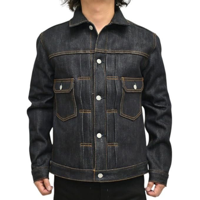 【廃盤】児島ジーンズ エクストラヘビー 23oz デニムジャケット M 23oz Selvedge Denim Jacket 2nd Type /23oz セルビッチデニム