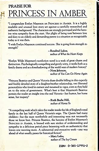 Princess in Amber 0385179952 Book Cover