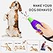 Perwin Dog Training Clicker with Whistle and Wrist Strap - Positive Behavior Reinforcer for Pets - All Ages, Puppy and Adult Dogs - Use to Reward and Train - Dog Whistle Included (Purple)
